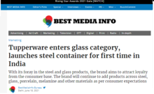 Tupperware enters glass category, launches steel container for first time in India